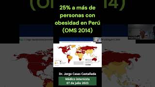 Obesidad: Prevalencia en Perú (Dr. Jorge Casas) #obesity #obesidad #medicina #medicine