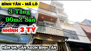 Bán nhà Bình Tân, gần Mã Lò, 3 tầng, 30m2, hẻm 4m, nhỉnh 3 tỷ | Văn Trần Nhà Phố Sài Gòn