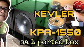 Kevler KPA-1550 sa L Ported na Box||Pambahay na Sounds||Do it Yourself