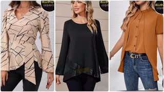 Elegantes Blusas Asimetricas que Debes Tener! //Blusas para Damas