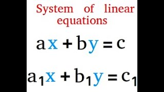 chapter (1) system of liner Equations