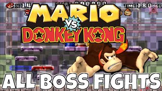 Mario vs. Donkey Kong ▪ All Boss Fights + Final Boss