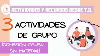 Dinámicas ORALES para hacer en GRUPO 🥳