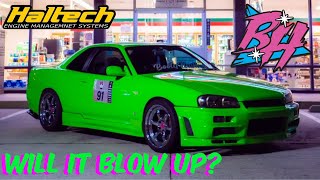 How Much Power Can A Stock R34 Make ?