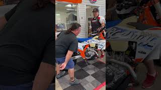 A day in the life of a power sports dealership 🤣 #ktm500excsixdays #outtakes #motorcycles #humor