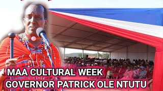 NAROK GOVERNOR PATRICK OLE LENTUTU POWERFUL SPEECH AT MAA CULTURAL FESTIVAL