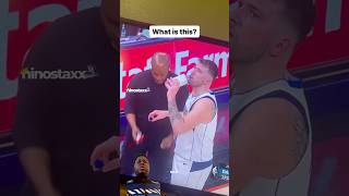 What is happening with Luka Doncic? 😳 #viral #funny #shorts