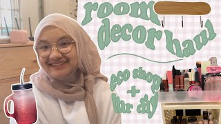 room decor haul, eco shop + mr diy, organizers, daily essentials 🌱🛏