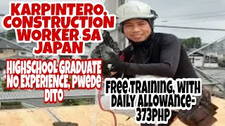 Karpintero, Construction Worker sa Japan | Paano Mag apply sa Japan | Ludi Onyt