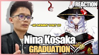 Nina Kosaka Graduation - No mommy don't go......