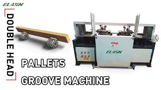 Double Head Wood Pallet Notching Machine For Wood Pallets Used