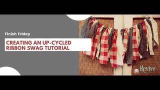 Up-cycled Clothing Tutorial  | How to make a patriotic t-shirt swag from up-cycled materials