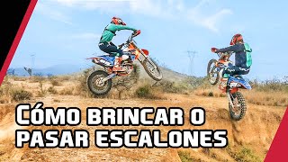 Cómo subir y saltar escalones o zanjas con tu motocicleta en 3 niveles!!