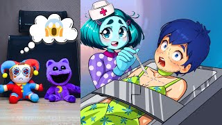 Pomni & CatNap React to Inside Out 2, The Amazing Digital Circus | Funny Videos Compilation # 151