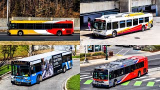 Buses Around Washington DC Maryland Virginia Transit Compilation #4