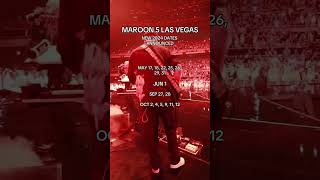 VIVA M5LV. 16 more shows at Dolby Live @ Park MGM! Check out maroon5.com/tour for more info. #M5LV 💫