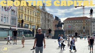 Is Croatia's Capital Worth A Visit As An American | What to do in Zagreb in Travel Vlog