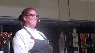 vegetarian cabbage rolls class -  Chef  Renee Bellefeuile @ Royal Fair part 1