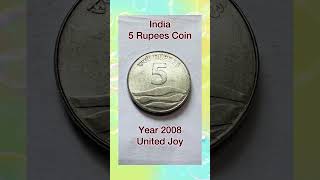 India 5 Rupees Coin (2008) | Indian Currency || United Joy