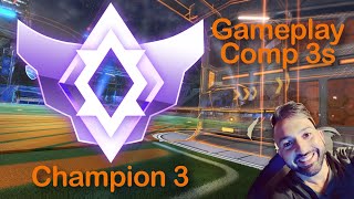 Rocket League $Champion 3$ {1320 mmr} gameplay with Lovskji, the Bello Pallo and Eyjafjallajökull!