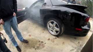 2002 Trans Am burnout