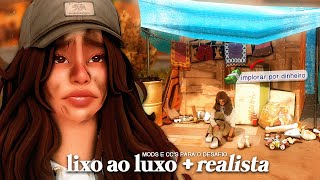 como deixar o desafio LIXO AO LUXO mais REALISTA com conteúdos personalizados/mods — the sims 4