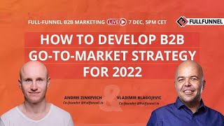 How to develop B2B Go-To-Market Strategy for 2022