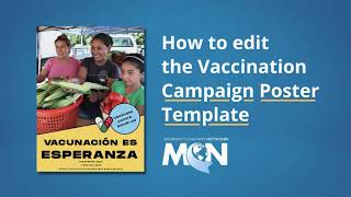 How to edit the COVID-19 Vaccination Campaign Poster Template