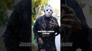 Jason finding a counselor at the lake #fridaythe13th #jasonvoorhees #cosplay