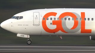 Boeing 737-800 (PR-GGN) from GOL Airlines Taxiing and Taking off | Aeroplane Video