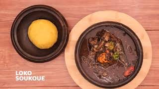 Recette Ivoirienne | LOKO SOUKOUE SAUCE SIOKO