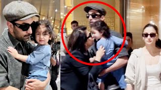 Ranbir Kapoor And Alia Bhatt Daughter Raha Kapoor CUTE Moment With Dadi Neetu Kapoor