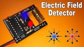 How to make an Electrostatic Polarity Detector (Electric Field Detector) DIY - PCB Tutorial