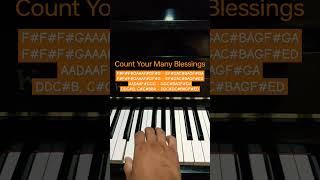 Count Your Many Blessings - Easy Piano