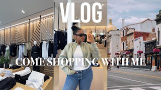 Vlog: Come Shopping With Me In Georgetown (Alo Yoga, Aritzia, H&M, COS, and Anthropologie)