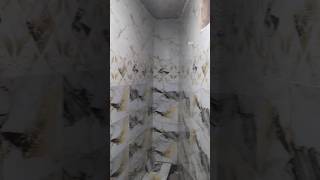 Bathroom Tiles Installation | How to install tile #shorts