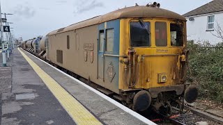 Trains at Littlehampton (Ft. Class 73 RHTT)