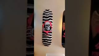 Backlit skateboard wall display!  #skateboarding #skateboarddeck #powellperalta #lit #shorts