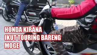 HONDA KIRANA MASUK ROMBONGAN MOGE #moge #harleydavidson #honda #astrea