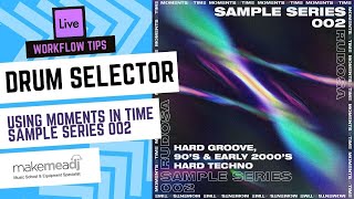 Creating a Drum Selector in Live 11 using the new Moments in Time - Sample Series 002