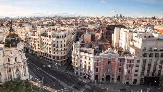 time lapset famous sights of madrid