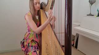 Petite étude en sons harmoniques (Little study in harmonics), Bertini | Harp (AMEB Grade 4)