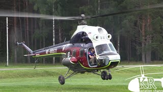 PZL-Świdnik Mi-2 engine start, take off and landing