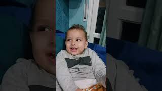 My son first reaction that make me cry