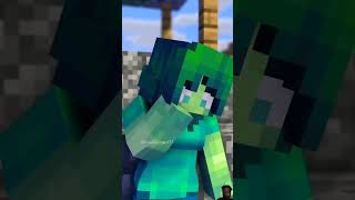 Zombie Girl's Kindness - minecraft animation #shorts