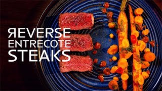 REVERSE Entrecote steaks op de BBQ