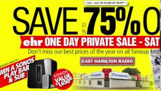 EHR's Private Sale Gone Public! Oct.15th ONLY!