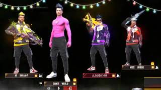 Free Fire legends... Free Fire attitude Dress Changing challenge 😎 // JGS