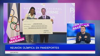 Incentivos para los atletas en París 2024 en la reunión olímpica en Pandeportes | En la Mañana