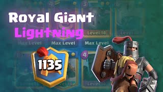 7,000 Push with Royal Giant + Lightning, Dark Prince